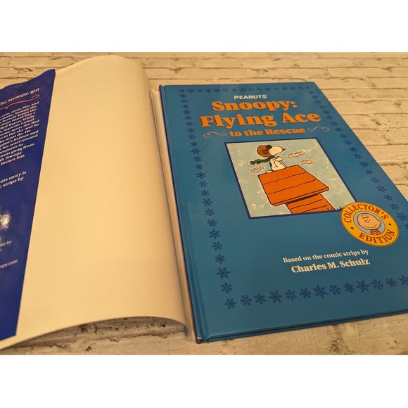 Snoopy Flyng Ace to the Rescue Hard Cover -Charlie Brown - Picture 5 of 8